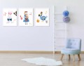 Zestaw Plakaty Kraina czarów Alicja Królik Wallie Studio Dekoracji