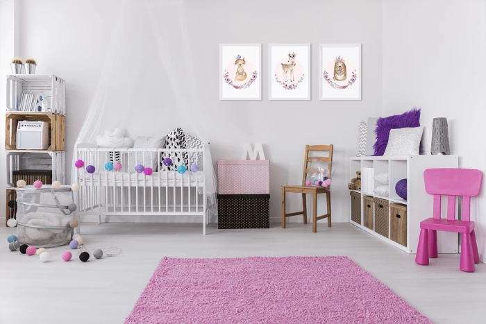 Plakaty Leśne zwierzęta w lesie lasu Wallie Studio Dekoracji
