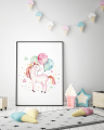 Plakaty Jednorożec Tęczowe Jednorożce Pegaz Unicorn Wallie Studio Dekoracji