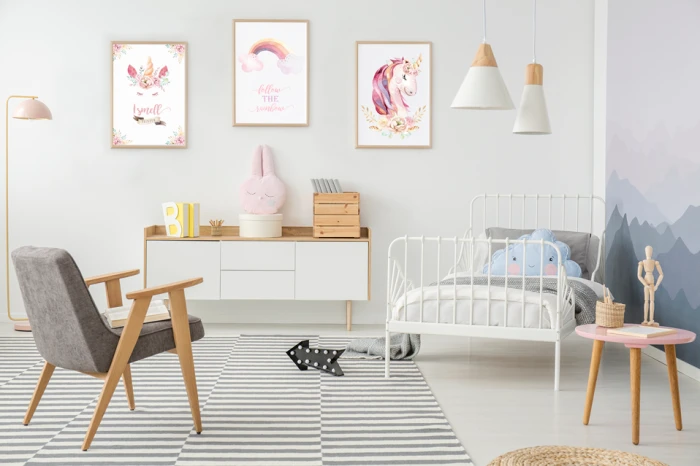 Plakaty Jednorożce Unicorn Pegaz Follow the Rainbow Wallie Studio Dekoracji