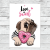 Zestaw Plakaty Mops Pies Piesek Hello Dog Wallie Studio Dekoracji