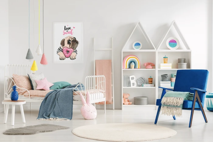 Zestaw Plakaty Mops Pies Piesek Hello Dog Wallie Studio Dekoracji