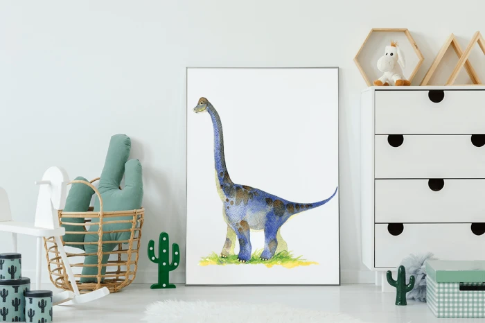 Zestaw Plakaty dla chłopca Dinozaury Dinopark Wallie Studio Dekoracji
