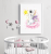 Plakat Królik Króliczek Wróżka Magia Różdżka Korona Wallie Studio Dekoracji