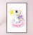 Plakat Królik Króliczek Wróżka Magia Różdżka Korona Wallie Studio Dekoracji