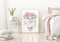 Plakat z kotem kot kotek miau The Big Day Wallie Studio Dekoracji