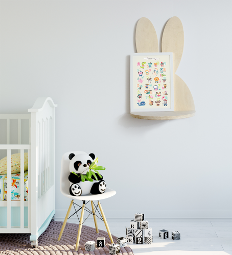 Półka dla dzieci Królik Wallie Studio Dekoracji