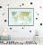 Plakat Mapa świata zwierzęta Wallie Studio Dekoracji