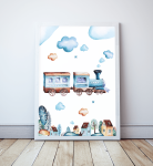 Plakat dla dziecka Ciuchcia, Lokomotywa 