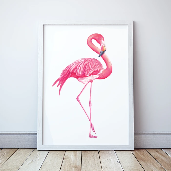 Plakaty Flamingi Wallie Studio Dekoracji