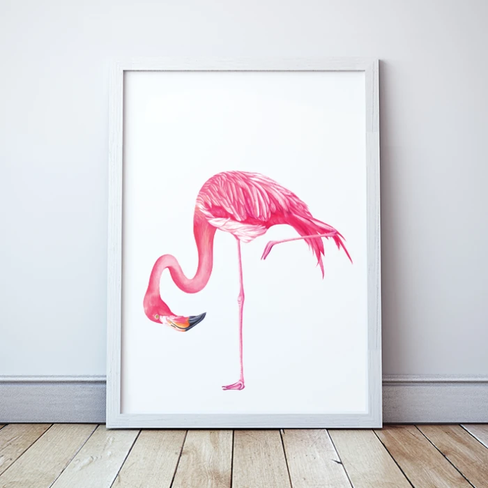 Plakaty Flamingi Wallie Studio Dekoracji