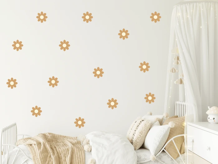 Jasnobrązowe naklejki ścienne gwiazdki do pokoju dziecięcego w stylu boho.png