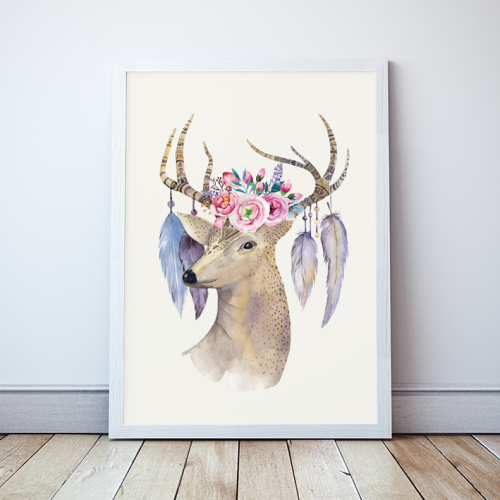 Plakat Jelonek Jeleń Deer Wallie Studio Dekoracji