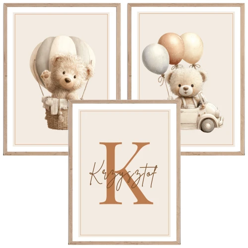 Plakaty z imieniem dla dziecka Personalizowane plakaty 