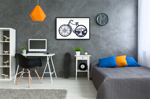 Plakat Rower Wallie Studio Dekoracji