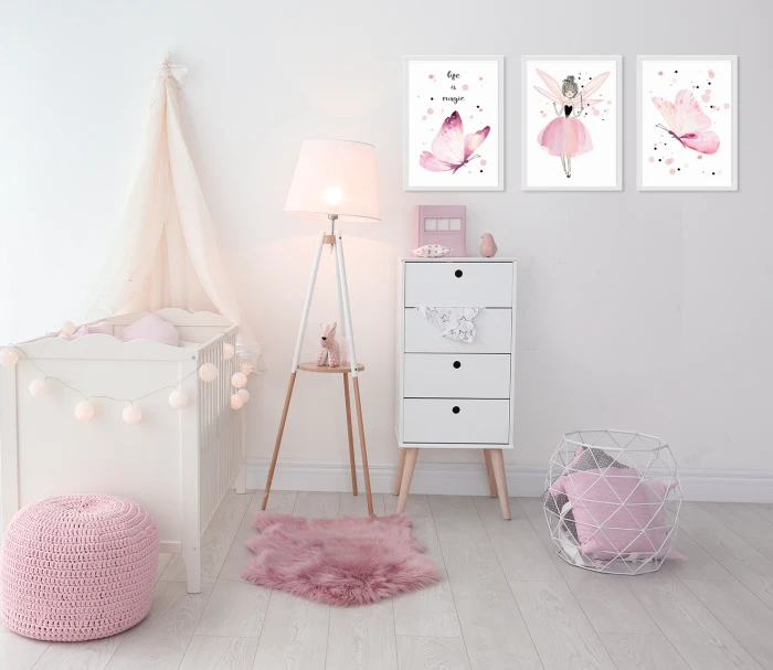 plakaty Motyle i wróżka Wallie Studio Dekoracji