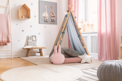 Naklejki ścienne srebrne kropki groszki kółeczka Wallie Studio Dekoracji