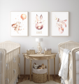 Plakaty dla dzieci Króliczki Królik Pokój Dziecka Wallie Studio Dekoracji