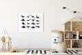 Plakat Origami Dinozaury Pokój Dziecka Wallie Studio Dekoracji