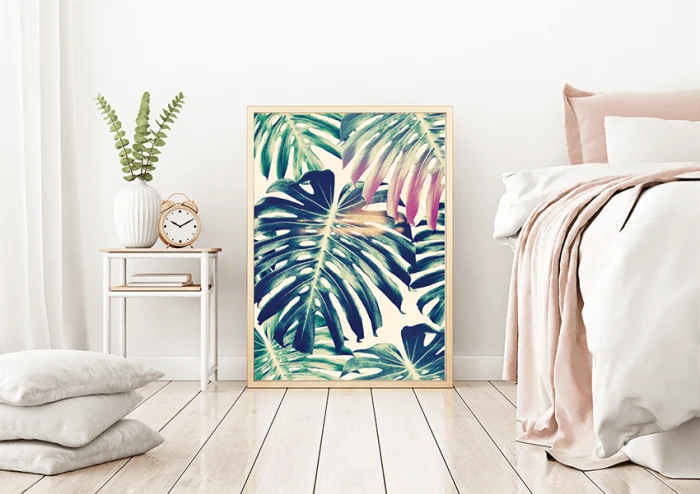 Plakat Liść Monstera Wallie Studio Dekoracji