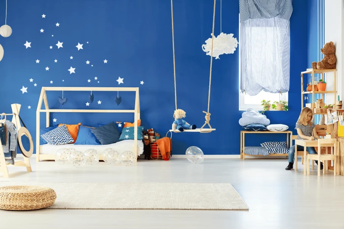 Naklejki na ścianę białe gwiazdki Wallie Studio Dekoracji