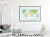 Plakat Mapa świata zwierzęta Wallie Studio Dekoracji