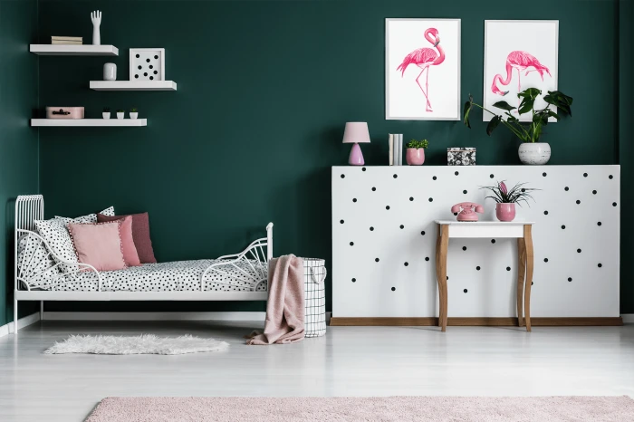 Plakaty Flamingi Wallie Studio Dekoracji