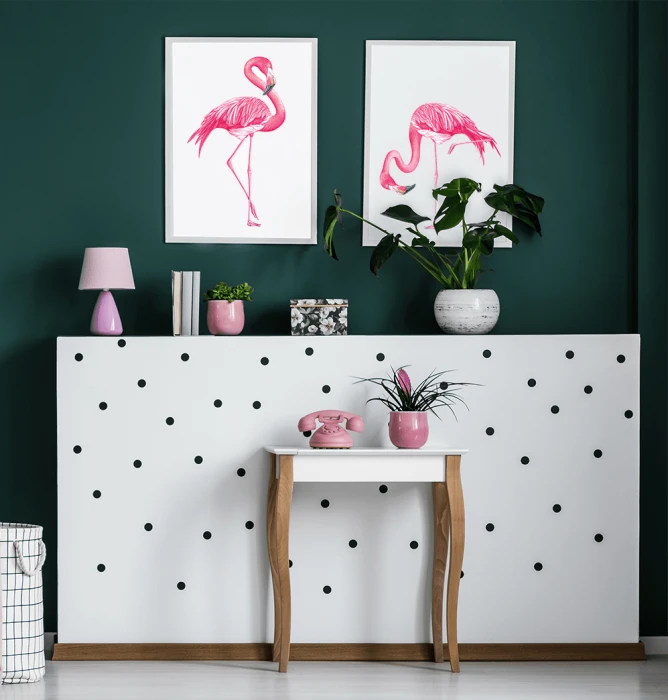 Plakaty Flamingi Wallie Studio Dekoracji
