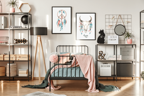 Zestaw Plakaty Łapacz snów w stylu boho dream on Wallie Studio Dekoracji