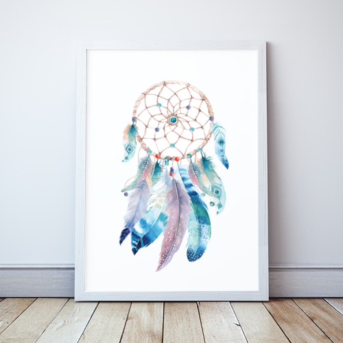 Plakat Łapacz snów dreamcatcher Wallie Studio Dekoracji